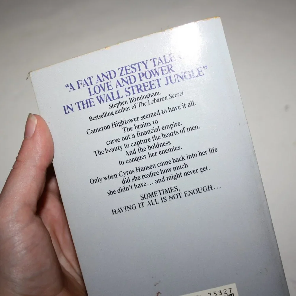The Woman Who Had Everything.  Davidyne Saxon Mayleas 1987 (Bd)